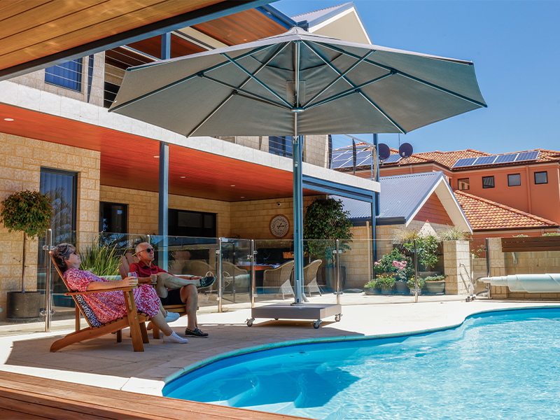 best patio umbrellas 2017 australia Western Australia Umbrellas - Harsh Sun Protection