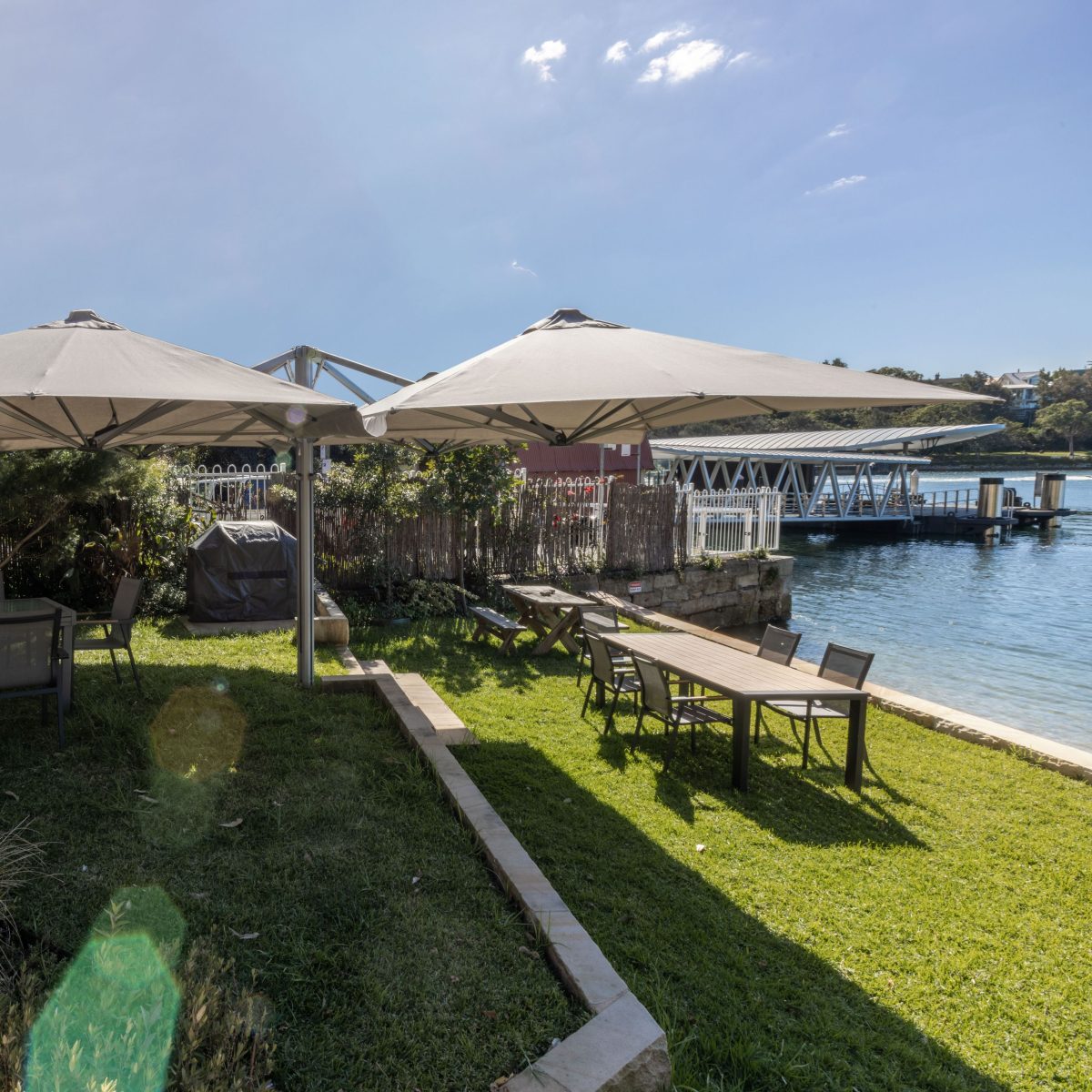 cantilever umbrella at home